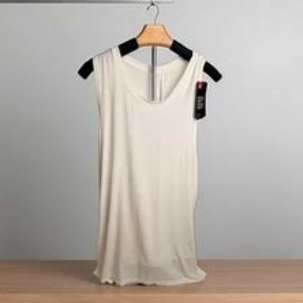 Under Armour White Performance Tank Top | Twist-Back Detail, Women's Large, NWT